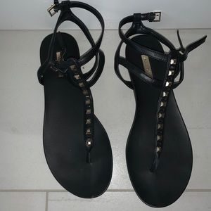 Aldo sandals two strap flat wear